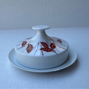 Vintage Germany Lichte fine china butter dish